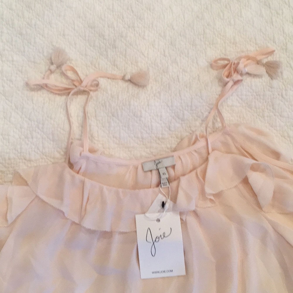 🆕✨Joie Eukene Ruffle Cold Shoulder Blouse - Picture 5 of 6